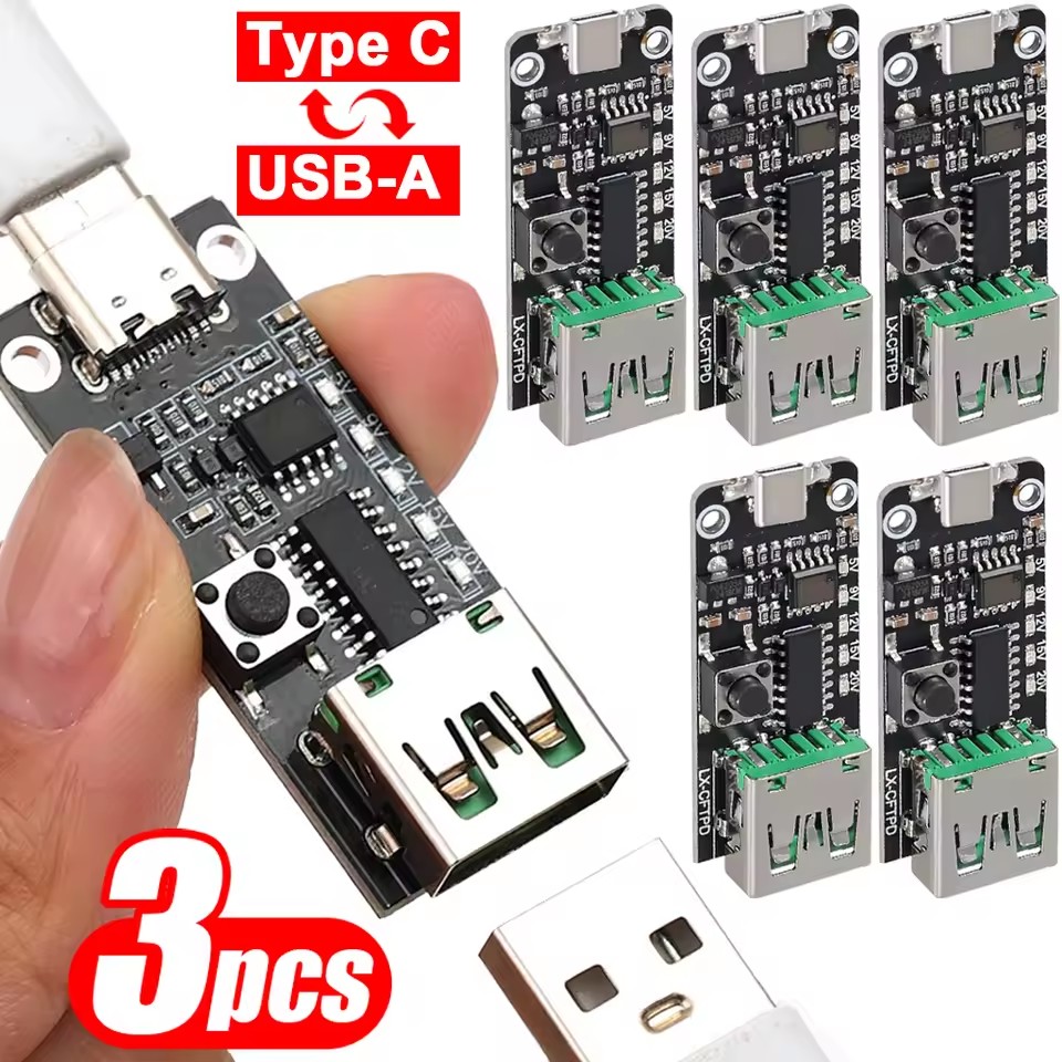 Usb C Hub - 1-3 шт. USB-C 5A PD триггерная