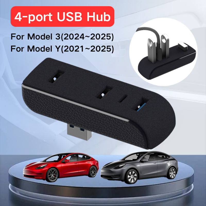 Usb C Hub - Обновленный 4-портовый USB-концентратор, удлинитель, зарядное устройство,