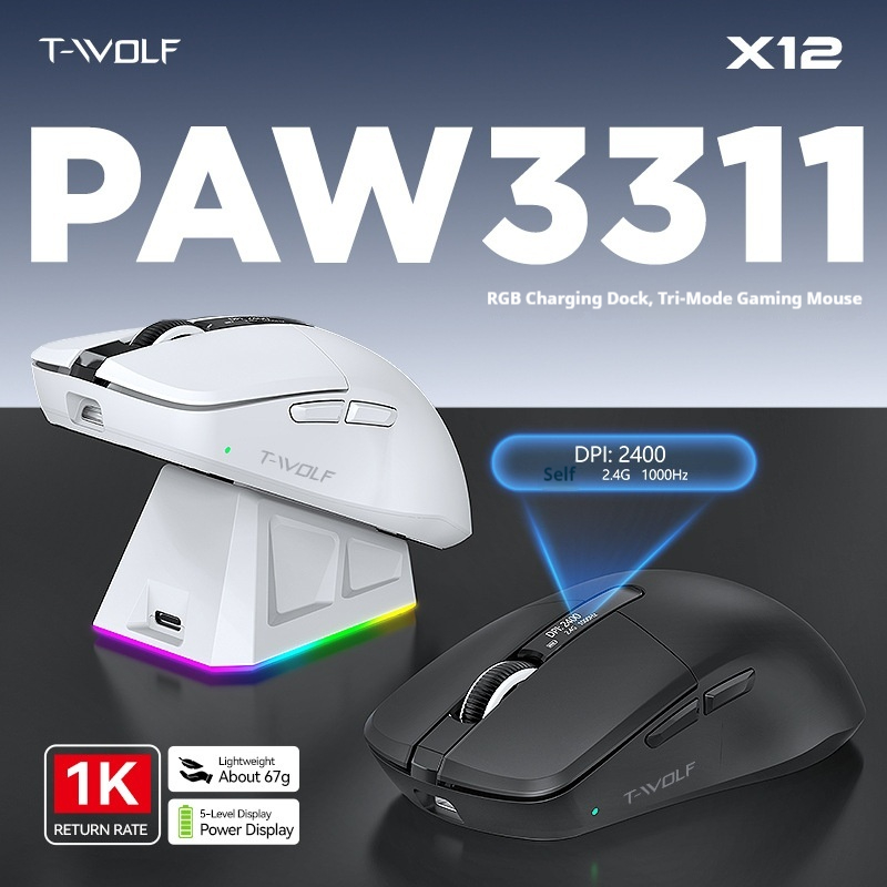 Беспроводная игровая мышь T-Wo – обзор и цена Laptop Mouse